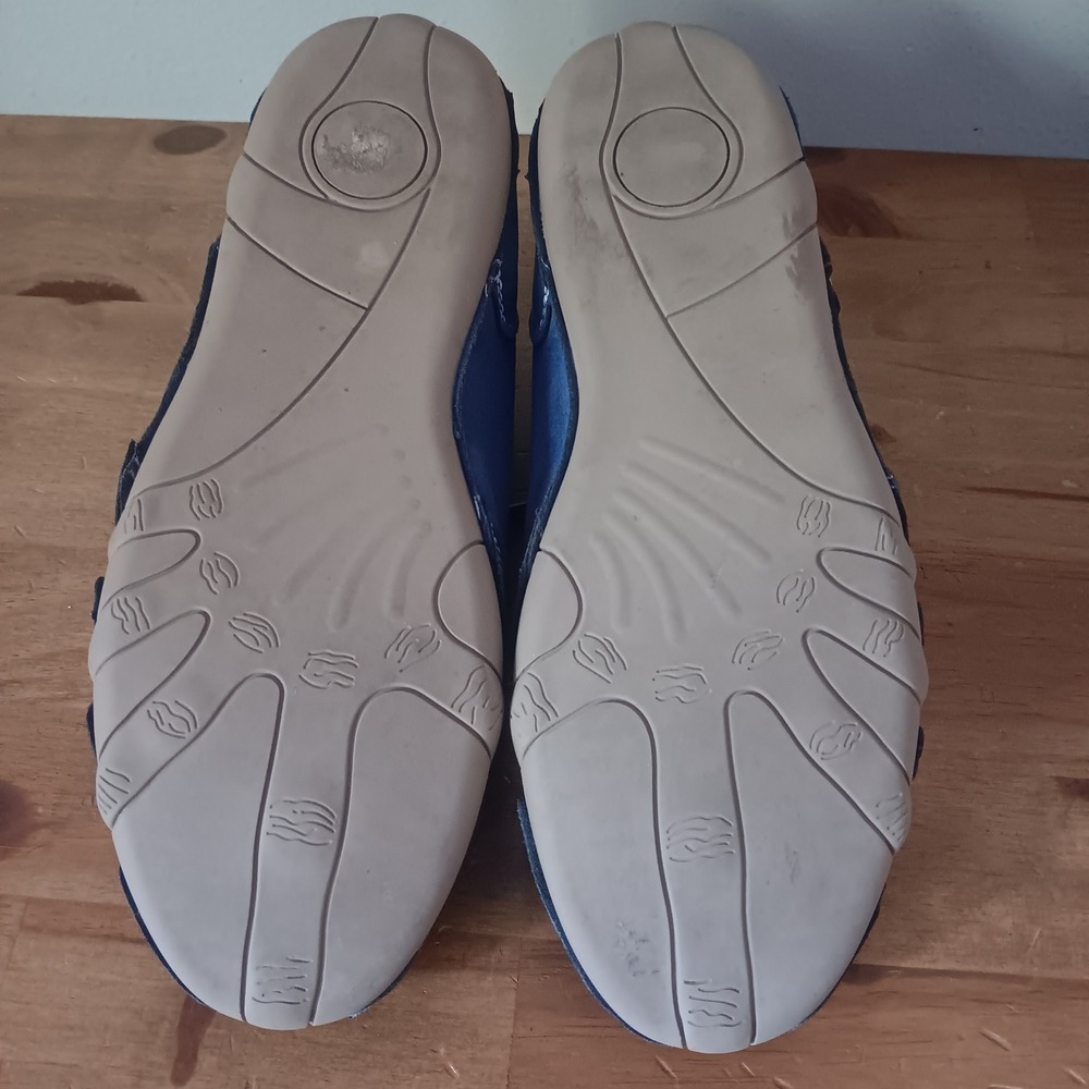 LDeck AUS Driving Shoes Womens EU 36 Blue Suede Bungee Lace Loafers - Picture 8 of 8